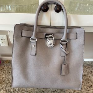 Michael Kors Hamilton Gray Tote Bag